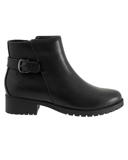 Trotters Black Marigold Boot