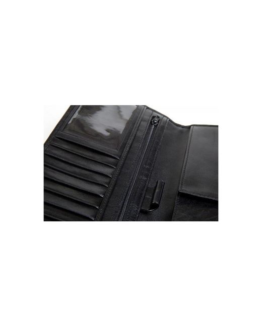 Bosca Black Old Leather Collection Case for men