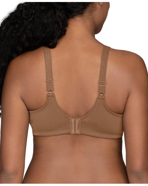 Vanity Fair Brown Beauty Back Smoothing Full-figure Contour Bra 76380