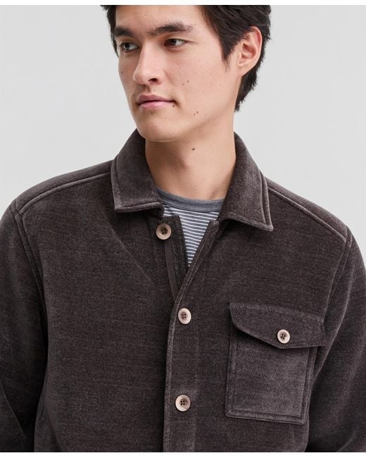 Tommy Bahama Black Sumner Ridge Long-sleeve Button-front Jacket for men