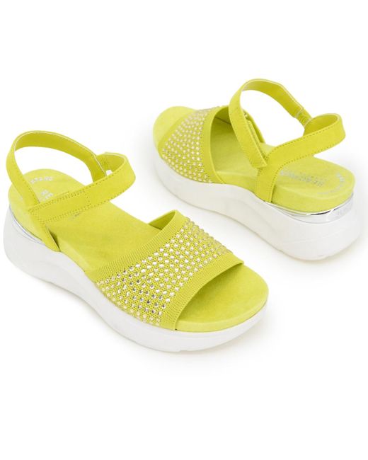Kenneth Cole Yellow Hera Sandals