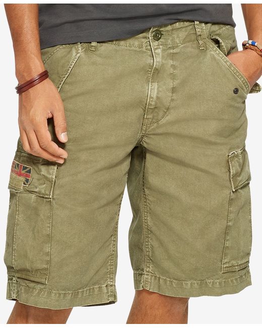Denim & Supply Ralph Lauren Men's Canvas Cargo Shorts in Green for Men |  Lyst