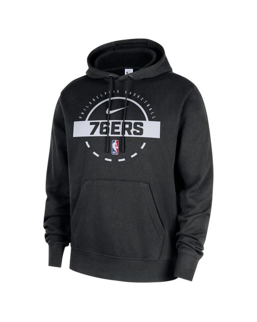 Nike Black Oklahoma City Thunder 2025/26 Authentic Practice Club Pullover Hoodie for men