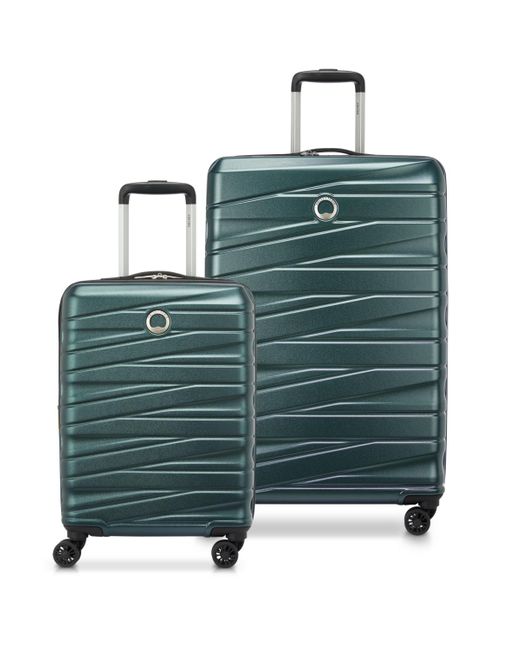 Delsey Green Cannes 2 Piece Hardside luggage Set
