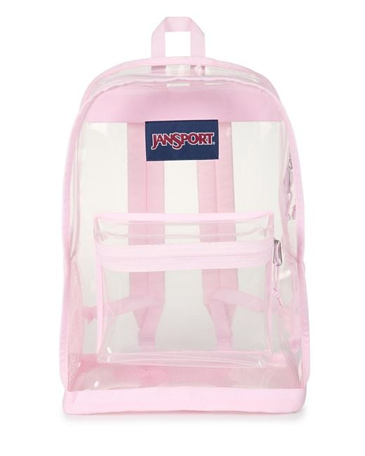 Jansport Pink Clear Pack Medium Backpack