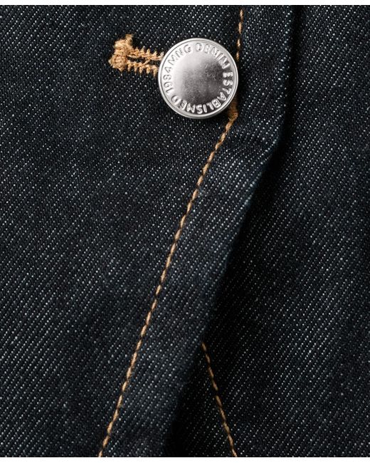 Mango Black Strapless Denim Top