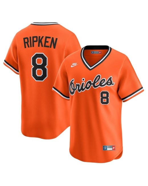 Nike Orange Cal Ripken Sr. Baltimore Orioles Throwback Cooperstown Collection Limited Jersey for men