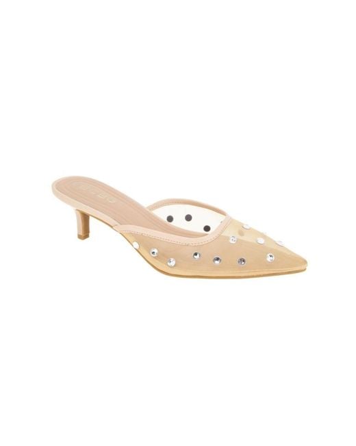 BCBGeneration White Dixy Kitten Heel Pumps