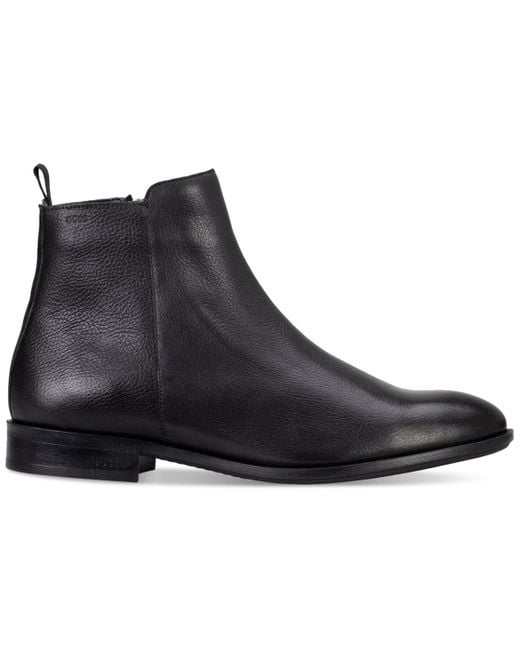 Boss Black Colby Leather Zipper Boot for men