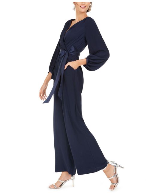 eliza j surplice jumpsuit