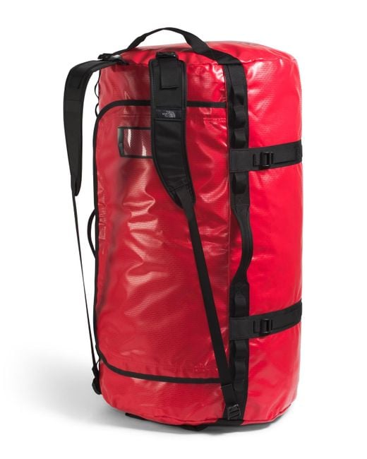 The North Face Red Base Camp Duffel Bag for men