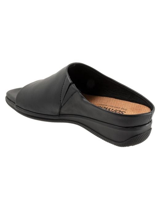 Softwalk® Black Turner Sandal