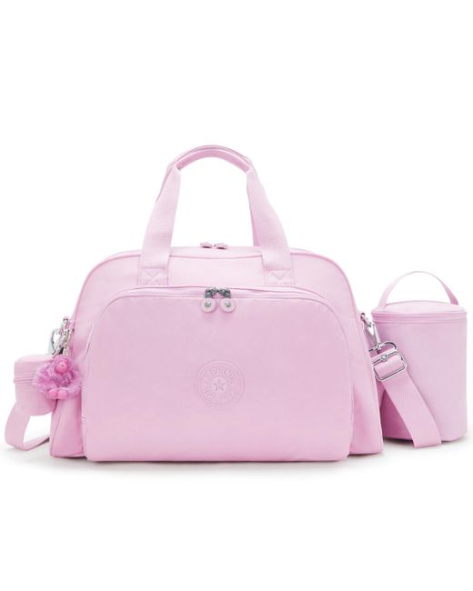 Kipling Pink Camama Nylon Diaper Bag