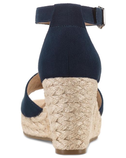 Style & Co. Blue Seleeney Wedge Sandals