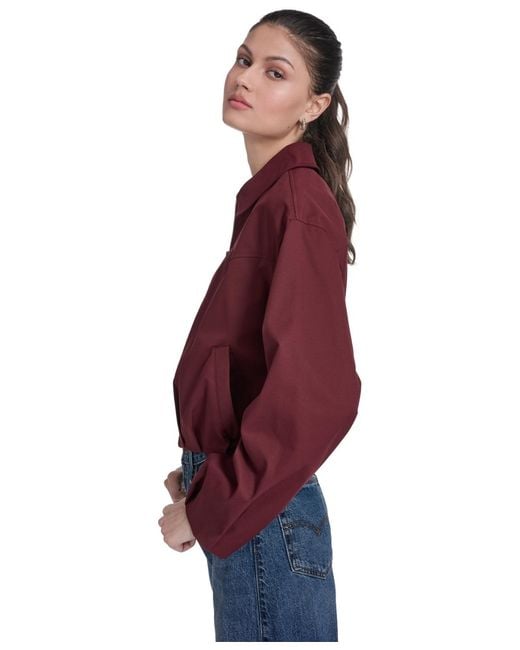 Levi's Bubble Hem Collared Bomber Jacket