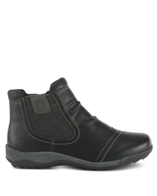 Spring Step Black Atella Low Profile Bootie
