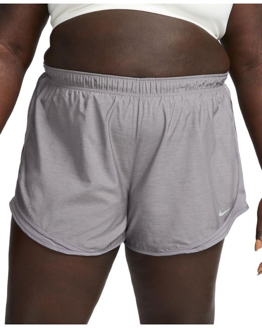 Nike Gray Tempo Plus Size Running Shorts