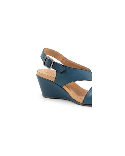 BUENO Blue Ippy Sandal