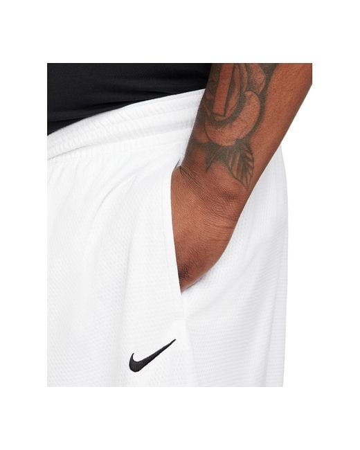 Nike White Icon Dri-fit Moisture-wicking 11" Basketball Shorts for men
