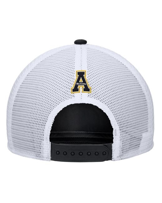 Nike Black Appalachian State Mountaineers 2025 On-field Rise Trucker Adjustable Hat