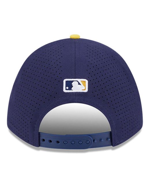 KTZ Blue Navy/gold Milwaukee Brewers 2025 Mlb All-star Game 9forty M-crown Adjustable Hat for men