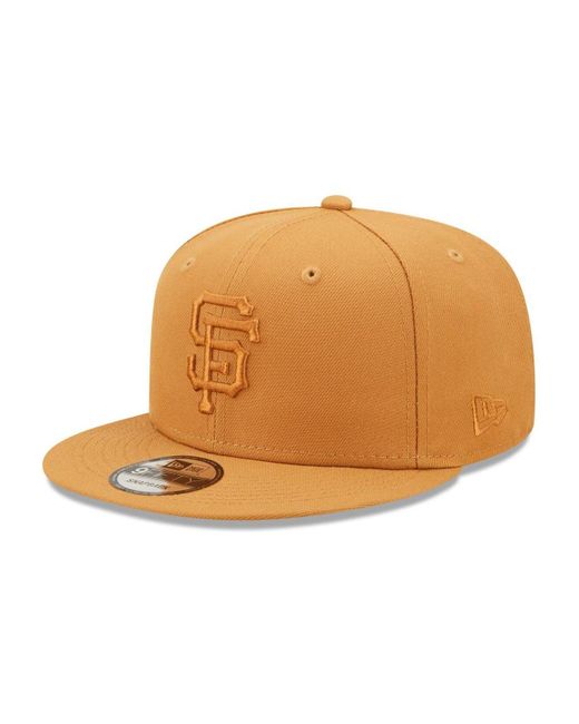 KTZ Brown San Francisco Giants Color Pack Tonal 9fifty Snapback Hat in