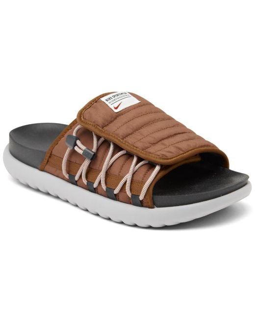 Nike Synthetic Asuna 2 Slide Sandals From Finish Line in Brown for Men