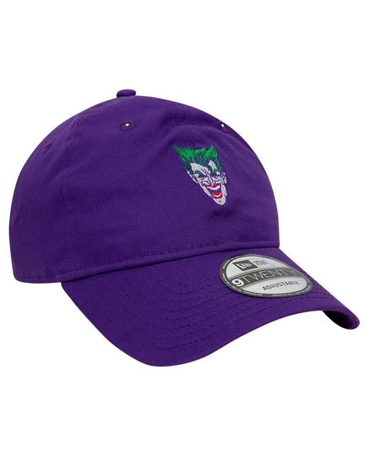 KTZ Purple Joker Face 9twenty Adjustable Hat for men