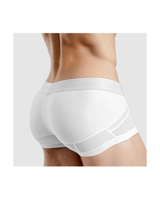 Rounderbum White Anatomic Mini Trunk for men