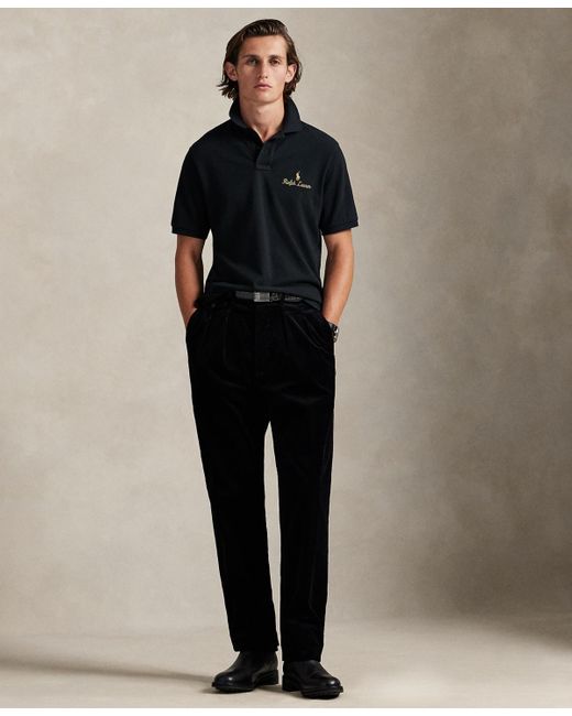Polo Ralph Lauren Black Classic Fit Polo Shirt for men