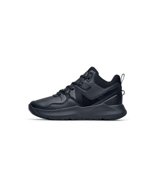 Shoes for Crews Blue Brakly Slip Resistant Water Resistant Work Shoes