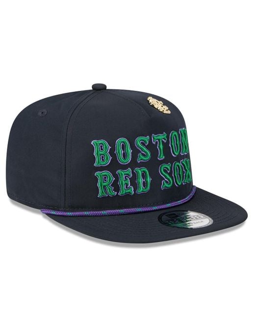 KTZ Blue Boston Red Sox 2025 Big League Chew Golfer Snapback Hat for men