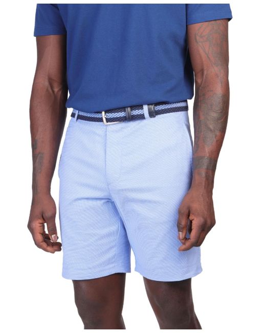Tailorbyrd Blue Classic Texture Dobby Short for men