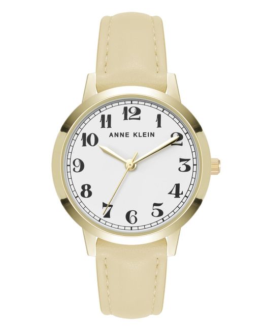 Anne Klein Metallic Easy To Read Dial Strap Watch