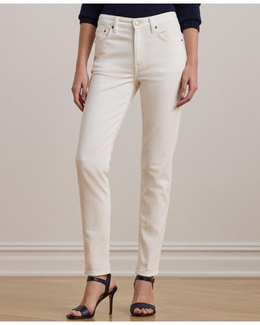 Ralph Lauren Blue High-rise Skinny Ankle Jeans