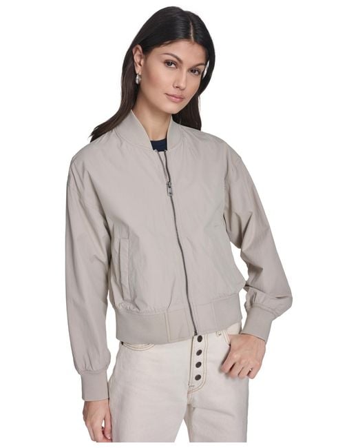 Levi's Gray Lightweight Bomber Jacket