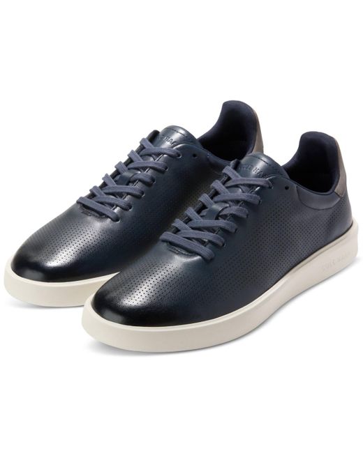 Cole Haan Blue Grand Crosscourt Daily Laser Sneaker for men