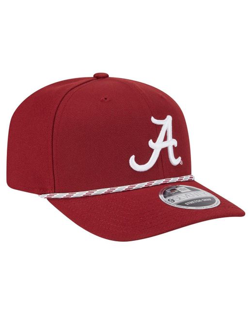 KTZ Red Alabama Tide Game Day Multi-rope 9seventy Stretch-snap Hat for men