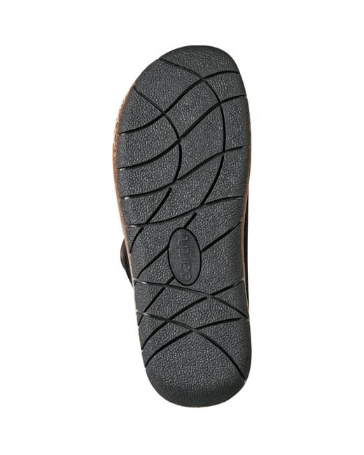 Earth Black Ezra Button Wrap Slip-on Clogs
