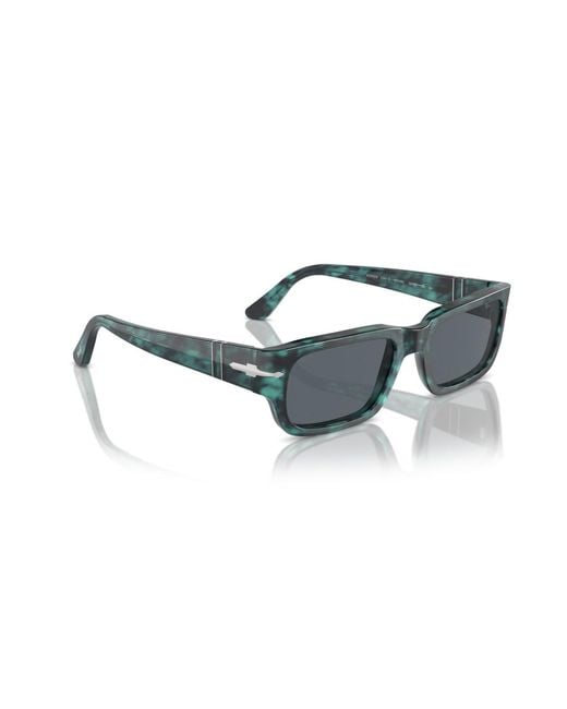 Persol Blue Rectangle Sunglasses
