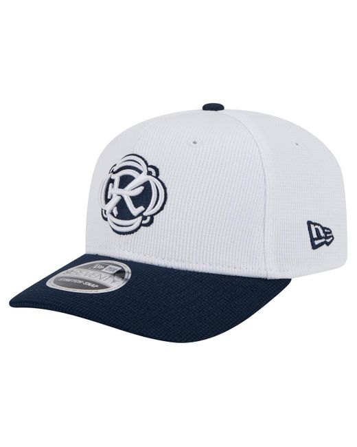 KTZ Blue White/navy New England Revolution 2025 Jersey Hook 9seventy Stretch-snap Hat for men