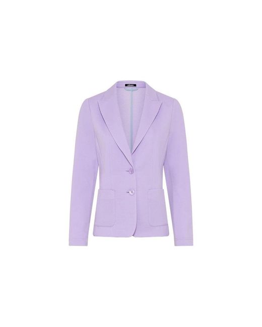 Olsen Purple Pique Blazer