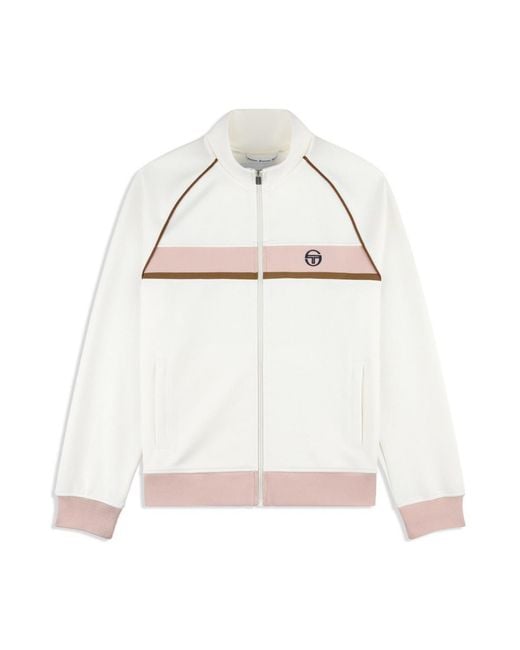 Sergio Tacchini White Lago Track Jacket for men