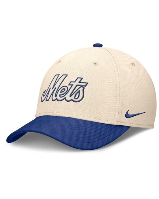 Nike Blue Natural/royal Los Angeles Dodgers Statement Rise Performance Flex Hat for men