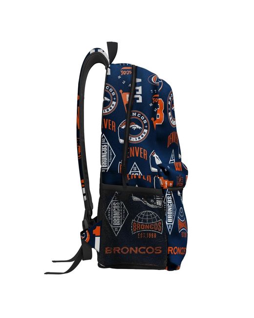 Outerstuff Blue Denver Broncos Backpack And Lunchbox Set for men