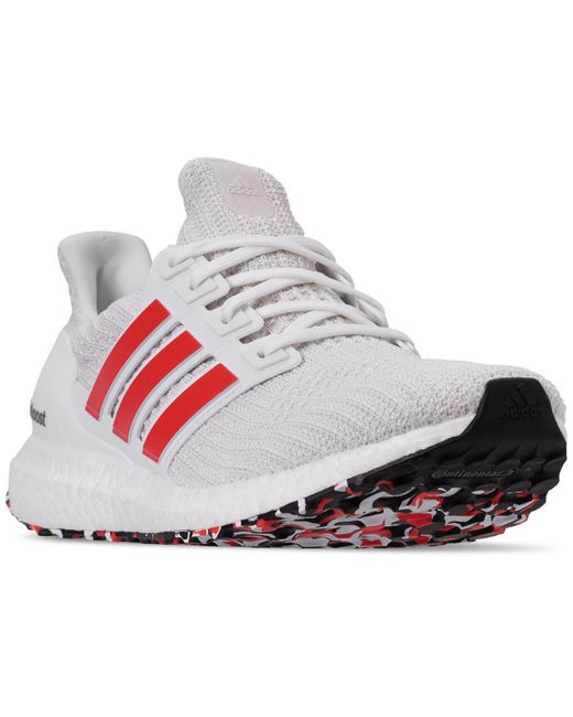 Adidas Red Ultraboost Running Sneakers From Finish Line for men