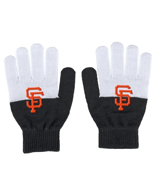 WEAR by Erin Andrews White San Francisco Giants Color-block Gloves