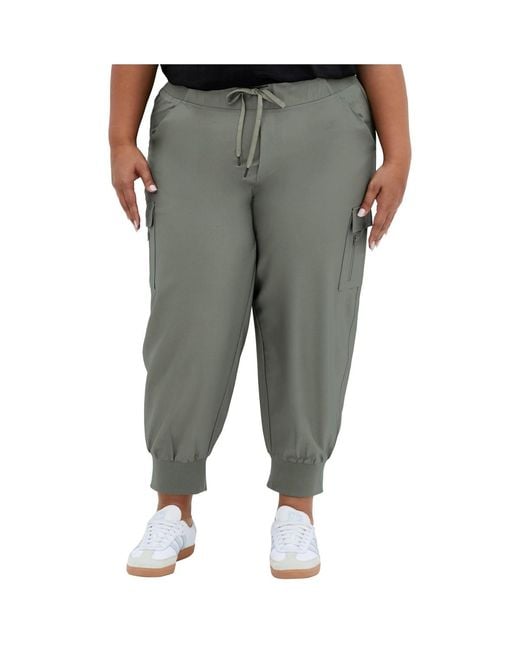 City Chic Gray Plus Size Lea Pant