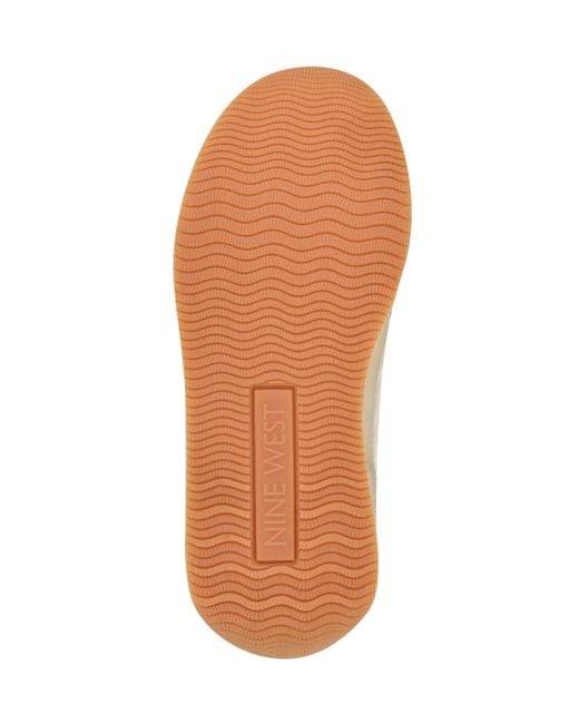 Nine West White Fivo Casual Round Toe Sneakers