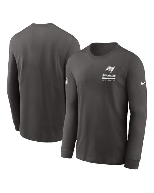Nike Black Tampa Bay Buccaneers Sideline Performance Long Sleeve T-shirt for men